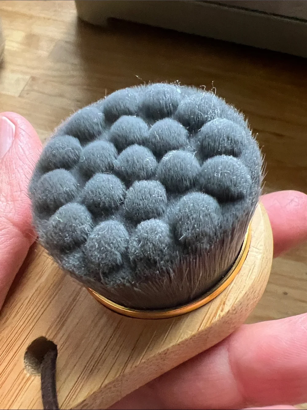 Free with Purchase! Bamboo Facial Cleansing Brush with Soft Gray Bristles